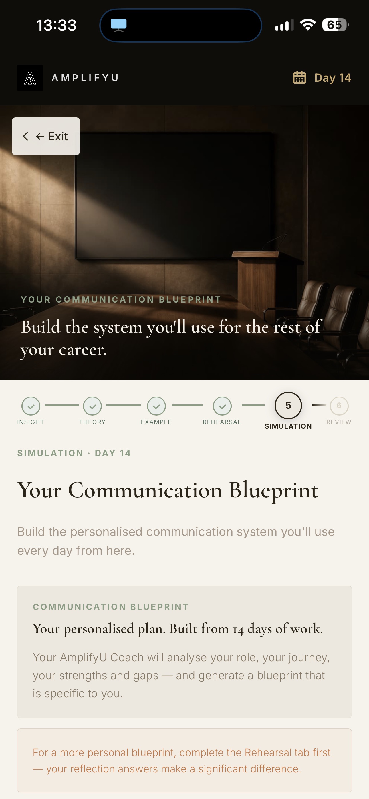 AmplifyU — your communication blueprint