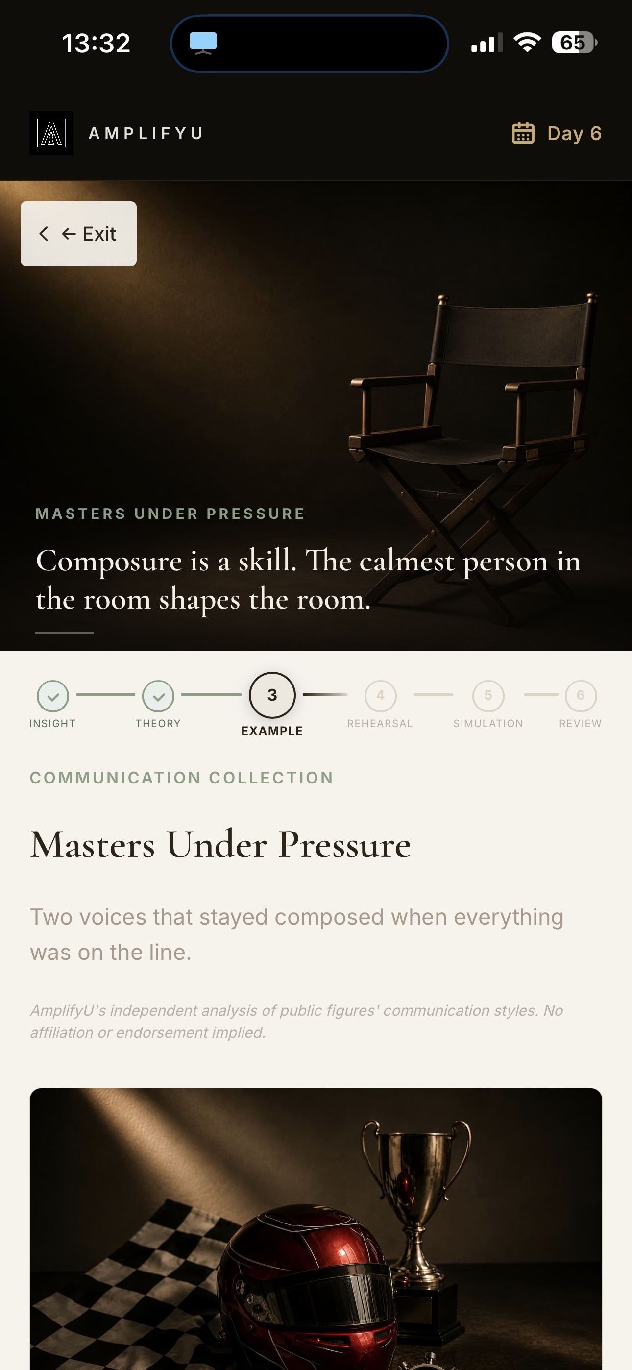 AmplifyU — Masters Under Pressure