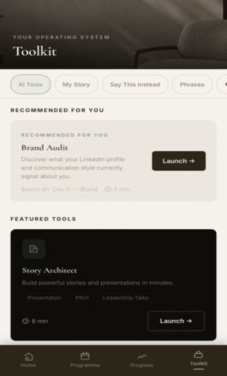 AmplifyU app — communication toolkit